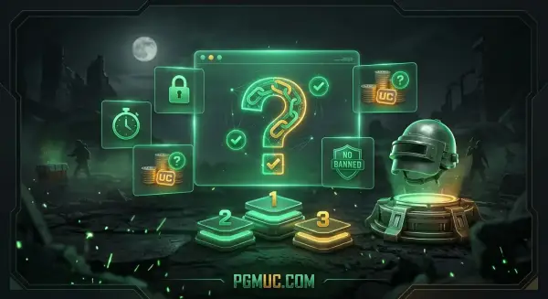 الأسئلة الشائعة حول شحن شدات ببجي موبايل وأمان الحساب في منصة PGMUC